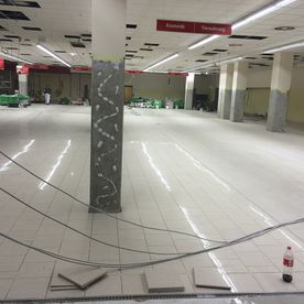 Konzeptumbau REWE - Fliesenarbeiten